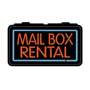  Mail Box Rental Backlit Lighted Imitation Neon Sign 