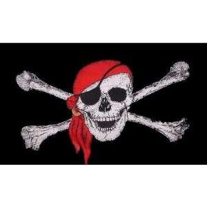  Red Scarf Pirate Flag