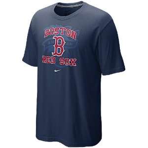  Boston Red Sox Team Arch Short Sleeve Baseball Tee Shirt 