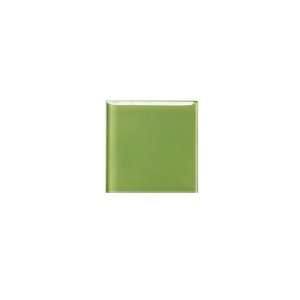  Noble Glass Tile 4 x 4 Olive Glossy Sample: Home 