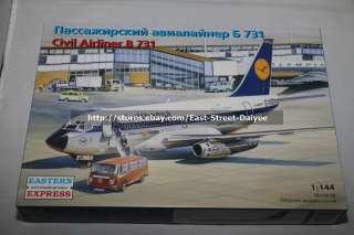 Eastern Express 1/144 14415 Boeing 737 100 Civil Airliner Lufthansa 
