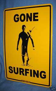 GONE SURFING_SEAWEED SURF CO_U.S. Street Sign_MODERN  
