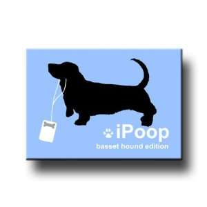  Basset Hound iPoop Fridge Magnet: Everything Else