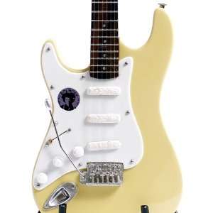   Hendrix Woodstock Logo Tribute Miniature Model Guitar 
