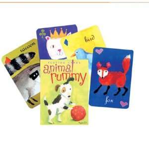  Animal Rummy Deluxe Card Game: Toys & Games