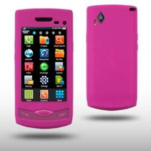  SAMSUNG S8500 WAVE HOT PINK SILICONE SKIN CASE BY CELLAPOD 