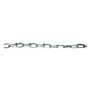  #4 70lb WLL Zinc Plated Low Carbon Double Loop Chain, Pack 