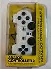 New PS2 Compatible Dual Shock Controller Control White
