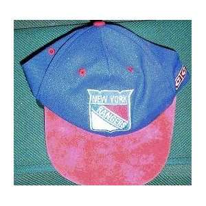  NY Rangers Cap   Suede Brim   Embroidered Logo Sports 