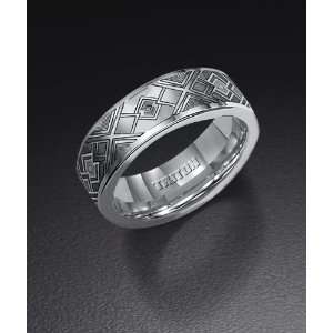    Triton Tungsten Carbide Wedding Ring 11 2140C Goldman Jewelry