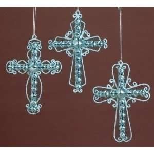  Club Pack of 12 Visions of Faith Christmas Cross Bell 