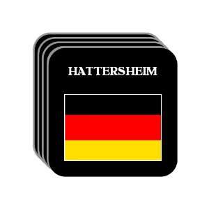  Germany   HATTERSHEIM Set of 4 Mini Mousepad Coasters 