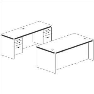   Aberdeen Conference Desk, Credenza and 4 Pedestals Furniture & Decor