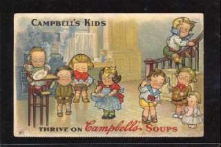 CAMPBELLS SOUP KIDS No. 1 VINTAGE postcard  ee331  