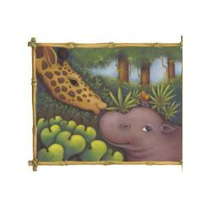   Portfolio Jungle Love Giraffe and Hippo KP1104SA