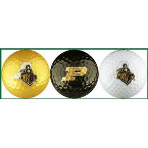  Purdue University Golf Balls 3 Piece Gift Set with NCAA 