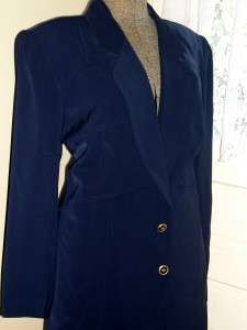   Blue Skirt Suit Business Career Interview Womens Plus Size 18  