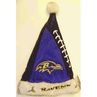  Baltimore Ravens Plush Santa Hat: Sports & Outdoors