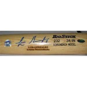 Luis Gonzalez Signed Bat   Rawlings ~ Hologram~   Autographed MLB Bats