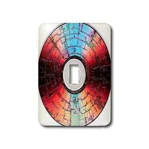 Taiche Photography   Abstract DVD Burning A Disc   Light Switch Covers 