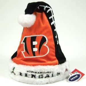   BENGALS OFFICIAL NFL CHRISTMAS SANTA HAT!: Sports & Outdoors