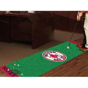 New Boston Red Sox MLB Gear 8ft Golf Putting Green Mat 