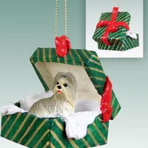  Shih Tzu Green Gift Box Dog Ornament   Mixed Color: Home 