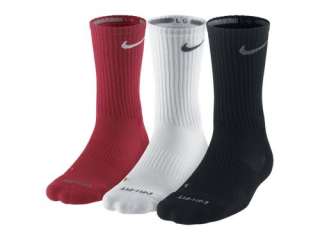 Nike Store. Nike Dri FIT Half Cushion Crew Mens Socks (Large/3 Pair)