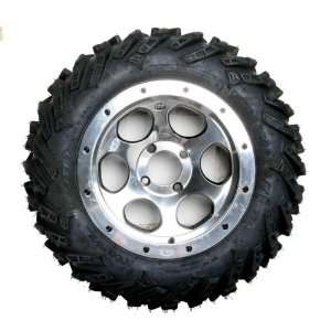   Tire w/Polished C Series Type 7 Sport Lock Wheel: Sports & Outdoors