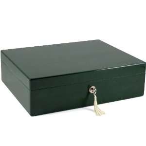  Dolce Sogni Dark Green Cigar Humidor 75 Count
