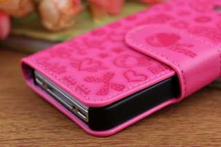 Cute Lovely Magic Girl Flip Leather Case Skin Cover Pouch for Apple 