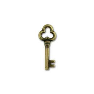    TierraCast Brass Oxide Pewter Key Charm Arts, Crafts & Sewing