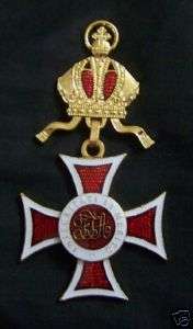 Austria Austro Hungary Empire HRE Royal Order Leopold Orden Knight 