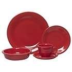Fiesta Ware Place Setting Rose 6 piece Homer Laughlin lead free  