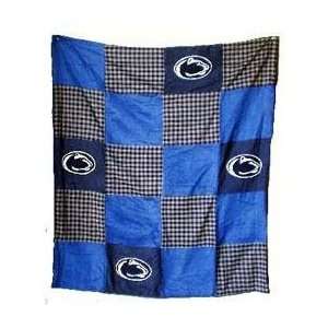   Lions 50X60 Patch Quilt Throw/Blanket/Bedspread: Sports & Outdoors