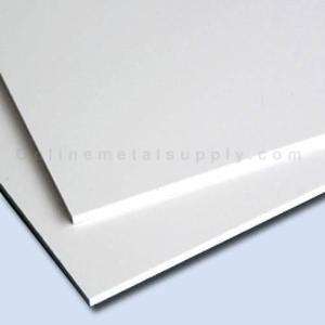 High Impact Polystyrene Plastic Sheet .020 x 35 x 120   White 