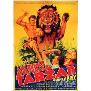 The New Adventures of Tarzan Movie Poster (11 x 17 Inches   28cm x 