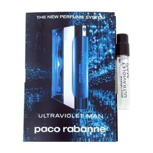    ULTRAVIOLET by Paco Rabanne   Vial (sample) .04 oz for Men Beauty