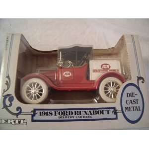    Ertl 1918 Ford Runabout Delivery Car Bank IGA Toys & Games