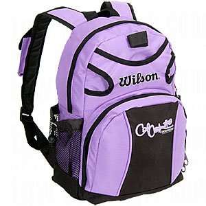  Wilson Cat Jr. Backpack Bat Bag Purple/Black: Sports 