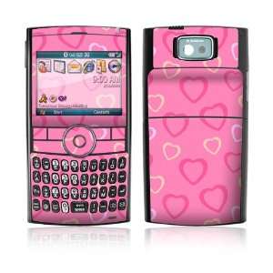  Samsung BlackJack 2 (SGH i617) Decal Skin   Pink Hearts 