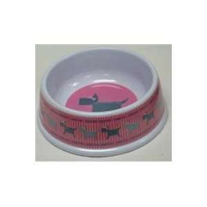 PACK PUPPY LOVE NO TIP MEL DISH, Color PINK; Size 6 INCH (Catalog 
