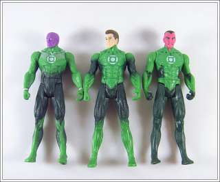 3pcs DC SUPER HERO Green Lantern 3.75SINESTRO ABIN SU Loose Auction 