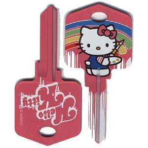  Hello Kitty   Paint House Key Kwikset / Titan / UltraMax 