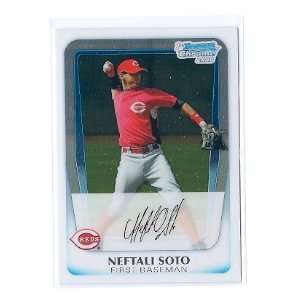 2011 Bowman Chrome Prospects #210 Neftali Soto Cincinnati Reds:  