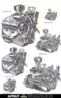 1957 Reo Truck Engine Dealer Ad Mat Sample  