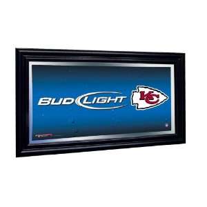  Kansas City Chiefs Bud Light Beer Pub Mirror NFL 