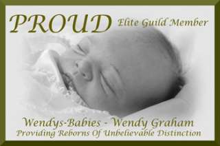 WENDYS BABIES* A BEAUTIFUL TRUE TO LIFE REBORN/ NEWBORN BABY GIRL 
