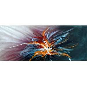 Unharnassed Color Abstract Metal Wall Art Sculpture:  Home 