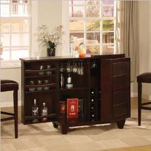 Modus Furniture Hudson Spirit Cabinet, Coffee Bean